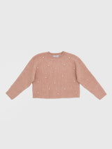 Mayoral Girls' Pearl Knit Sweater - Saint Bernard
