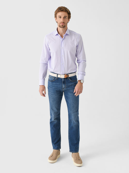 Maria Santangelo Men's Gingham Woven Shirt