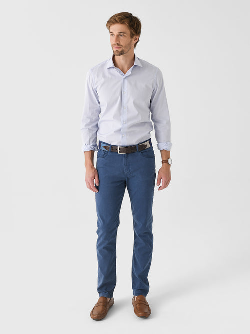 Maria Santangelo Men's Gingham Woven Shirt