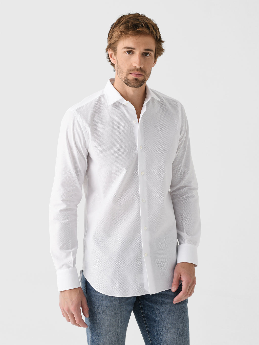 Maria Santangelo Men's Woven Shirt - Saint Bernard
