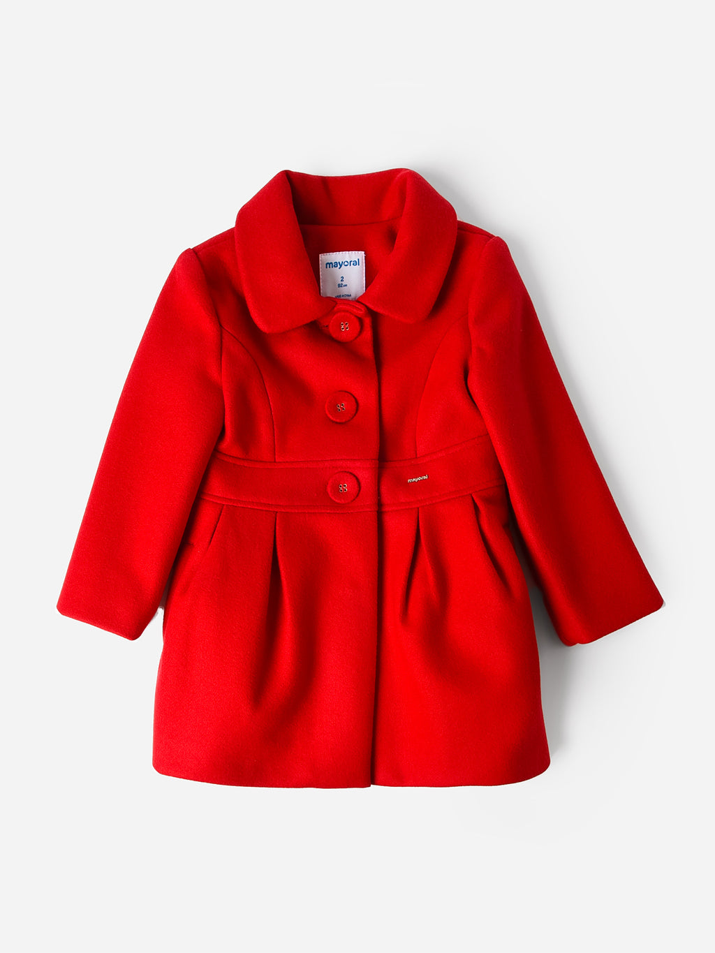 Mayoral Girls' Mouflon Coat - Saint Bernard