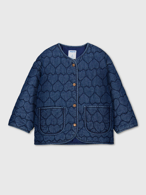 Mayoral Girls' Soft Denim Coat