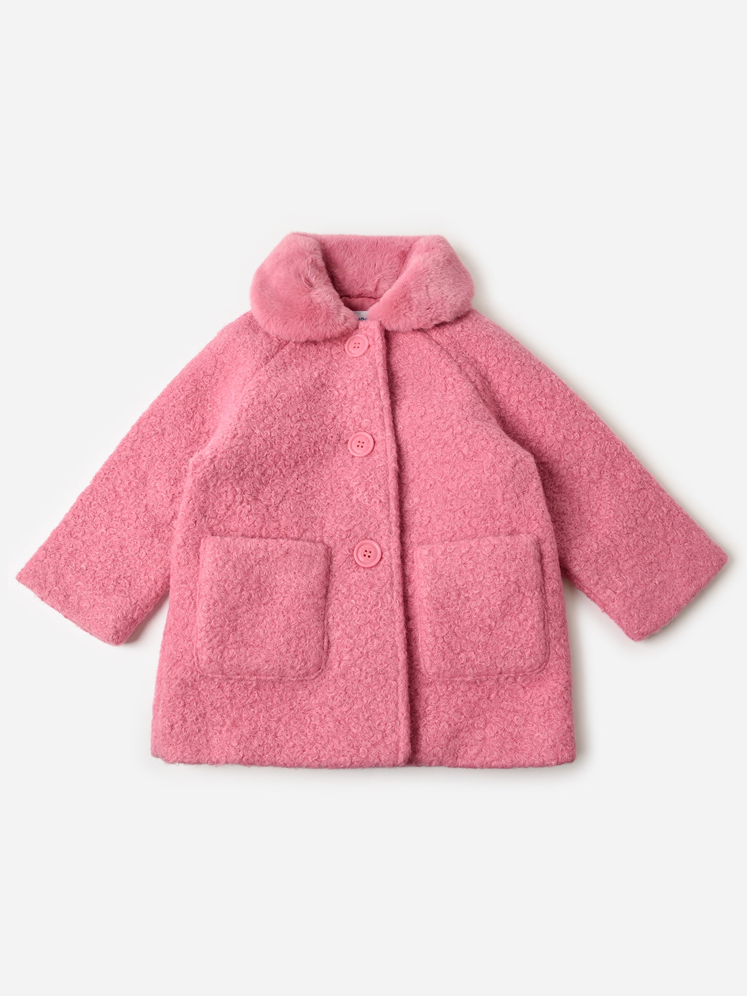 Mayoral Girls' Shearling Coat - Saint Bernard