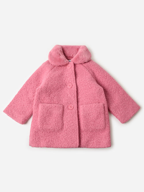 Mayoral Girls' Shearling Coat
