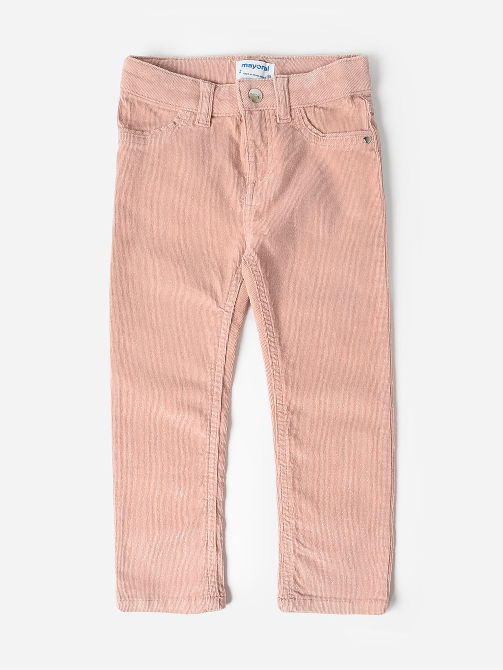 Mayoral Girls' Corduroy Glitter Pant - Saint Bernard