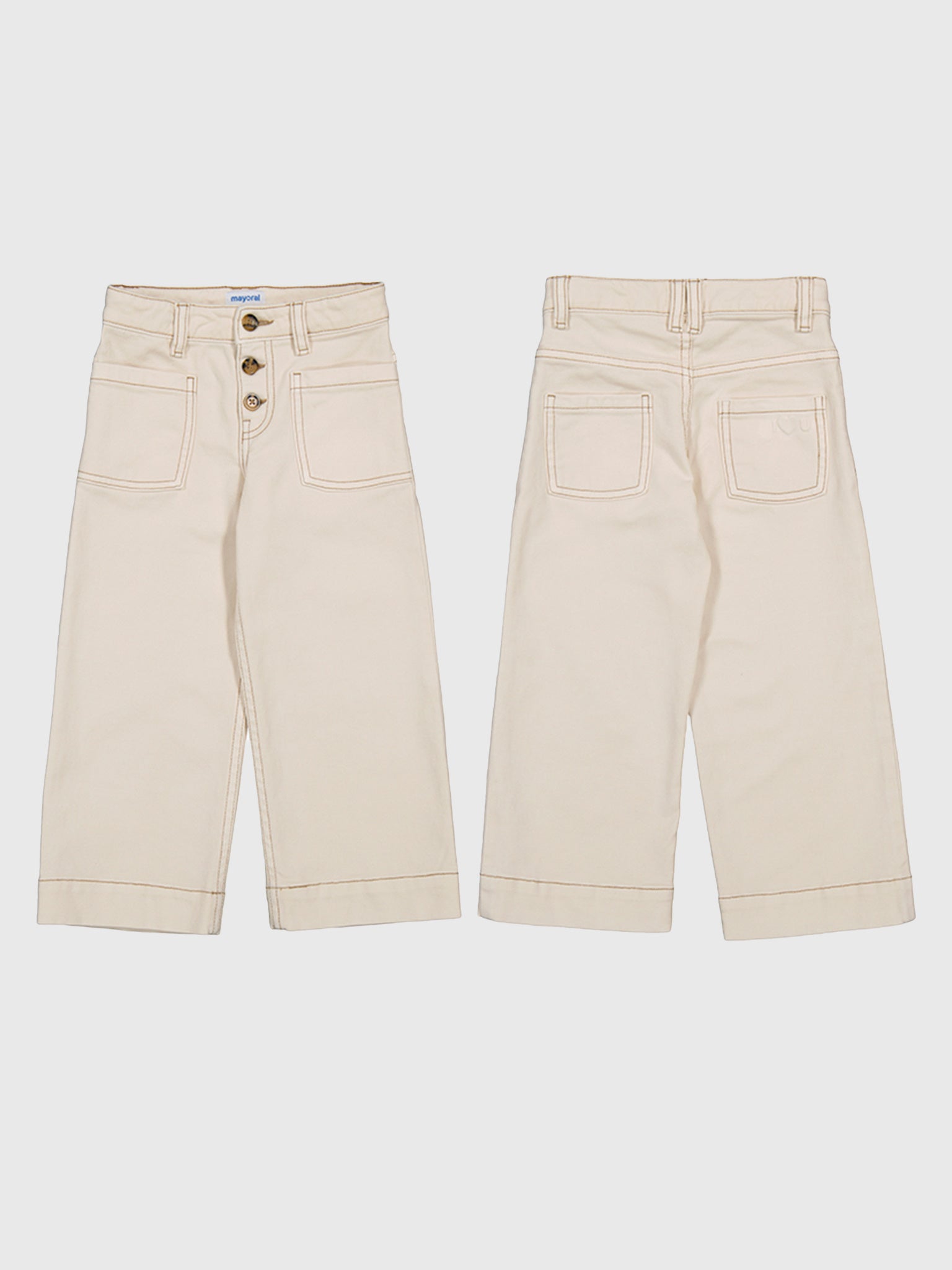 Mayoral Girls' Twill Marine Pant - Saint Bernard