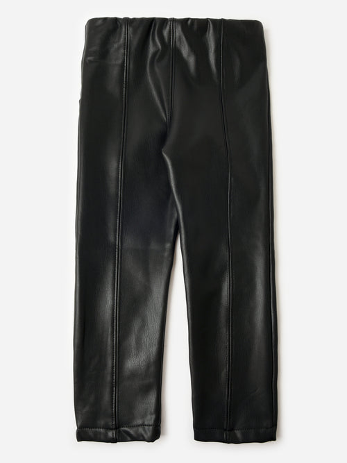 Mayoral Girls' Faux Leather Legging