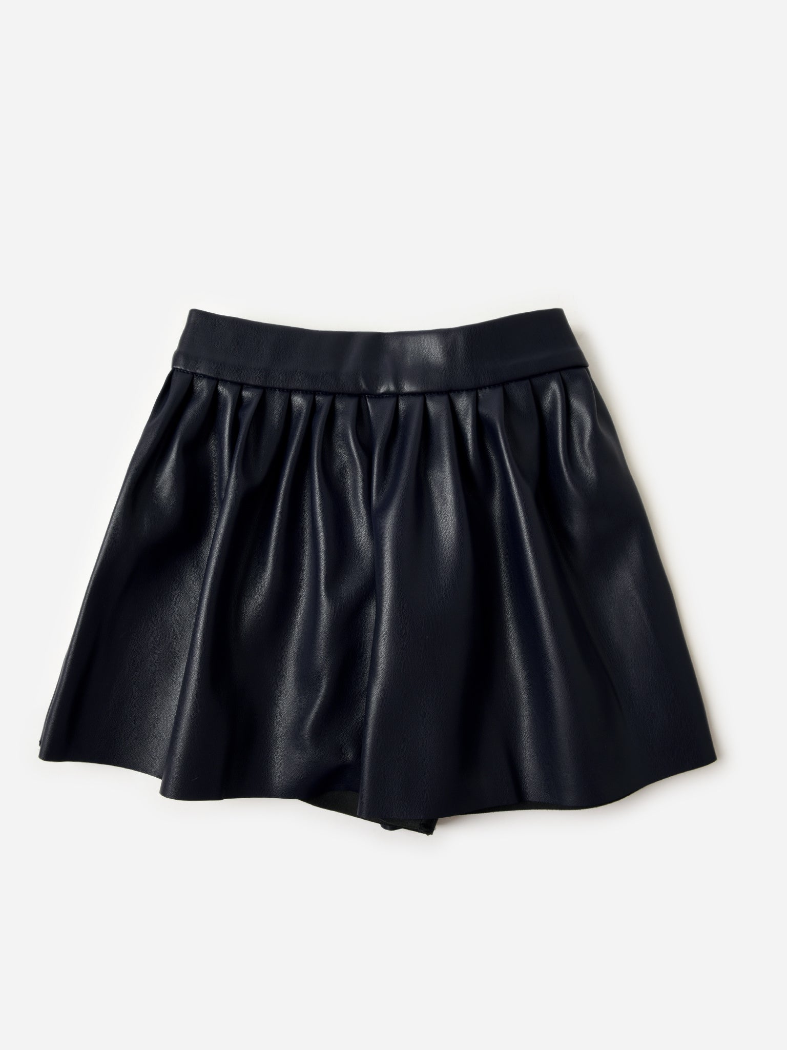Mayoral Girls' Faux Leather Skort - Saint Bernard