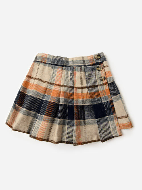 Mayoral Girls' Plaid Skirt