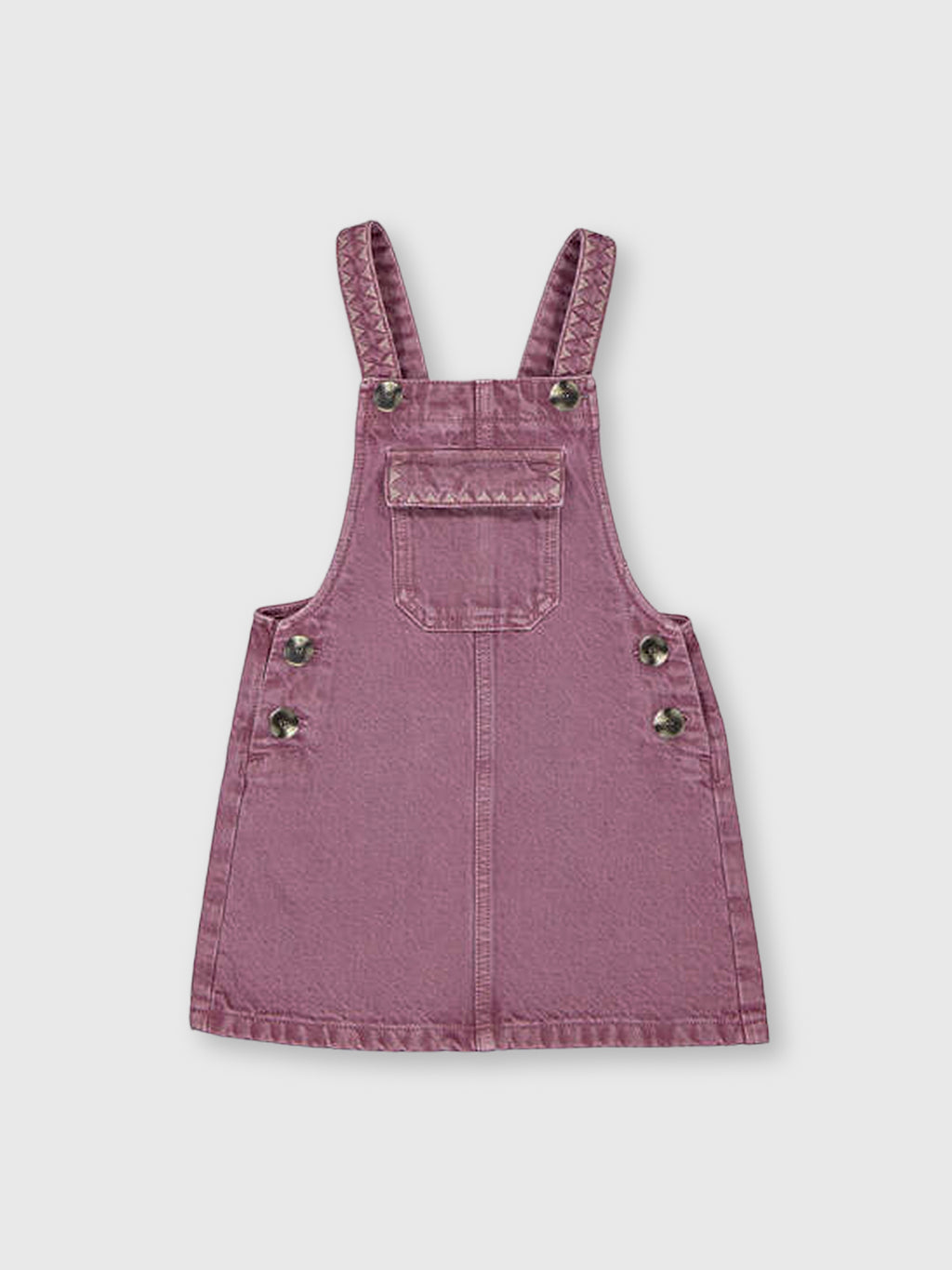 Mayoral Girls' Embroidered Overall Dress