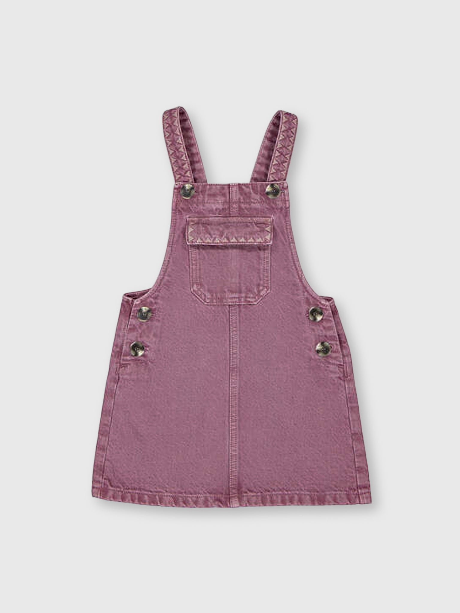 Mayoral Girls' Embroidered Overall Dress