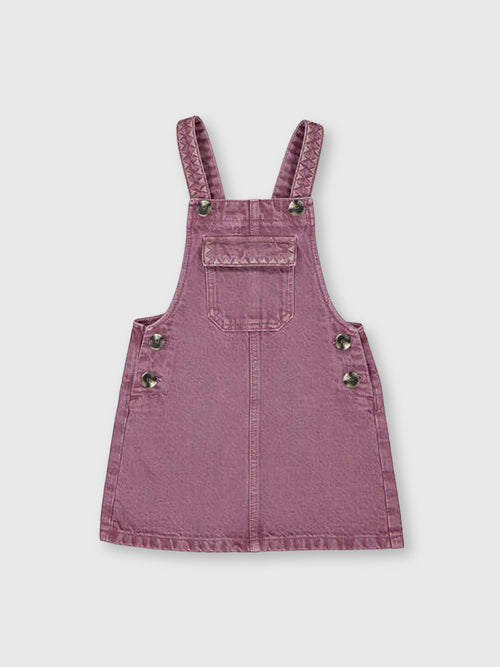 Mayoral Girls' Embroidered Overall Dress
