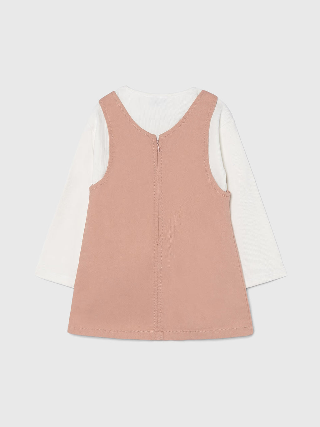 Mayoral Girls' Pinafore Dress Set