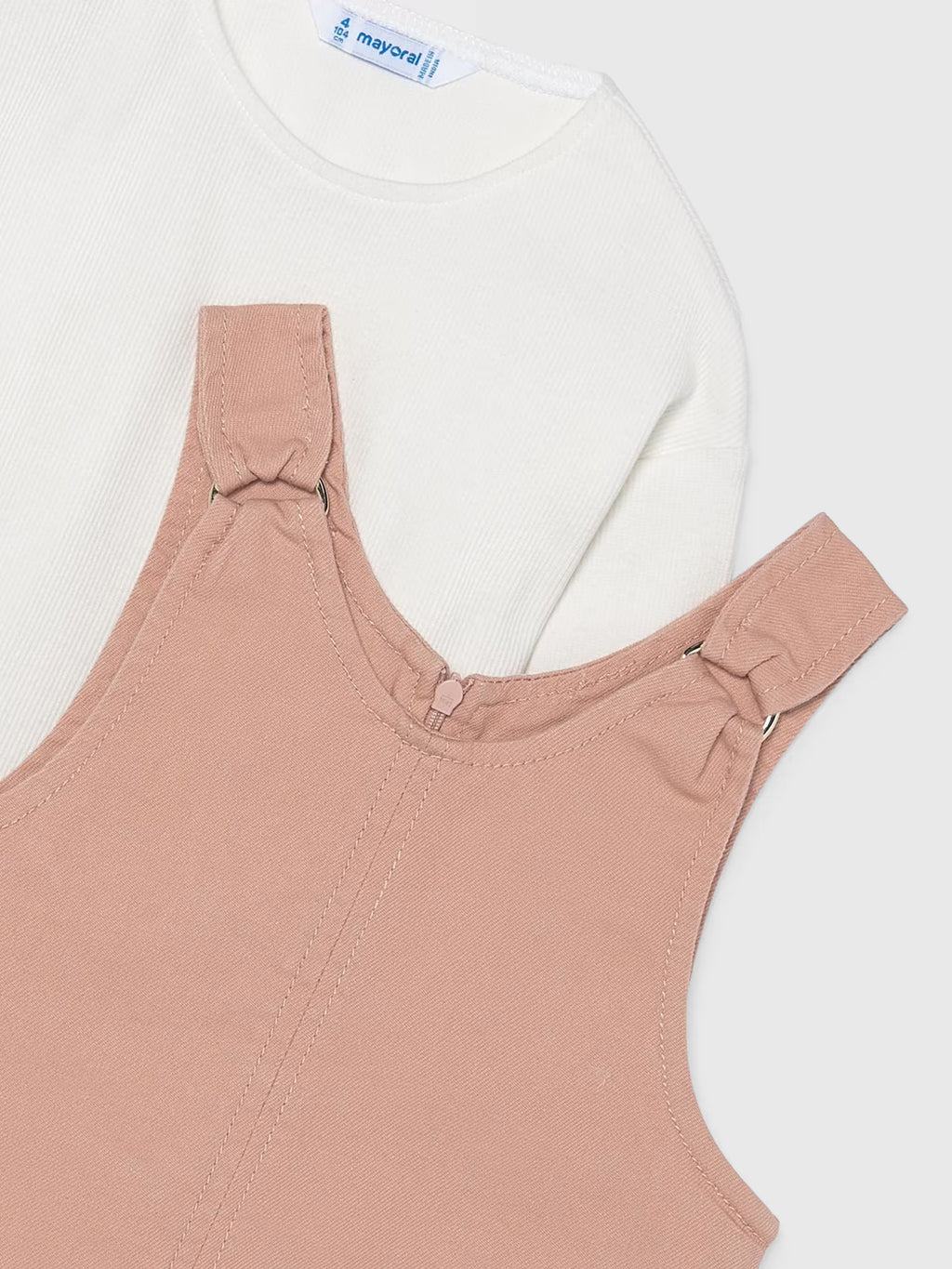 Mayoral Girls' Pinafore Dress Set