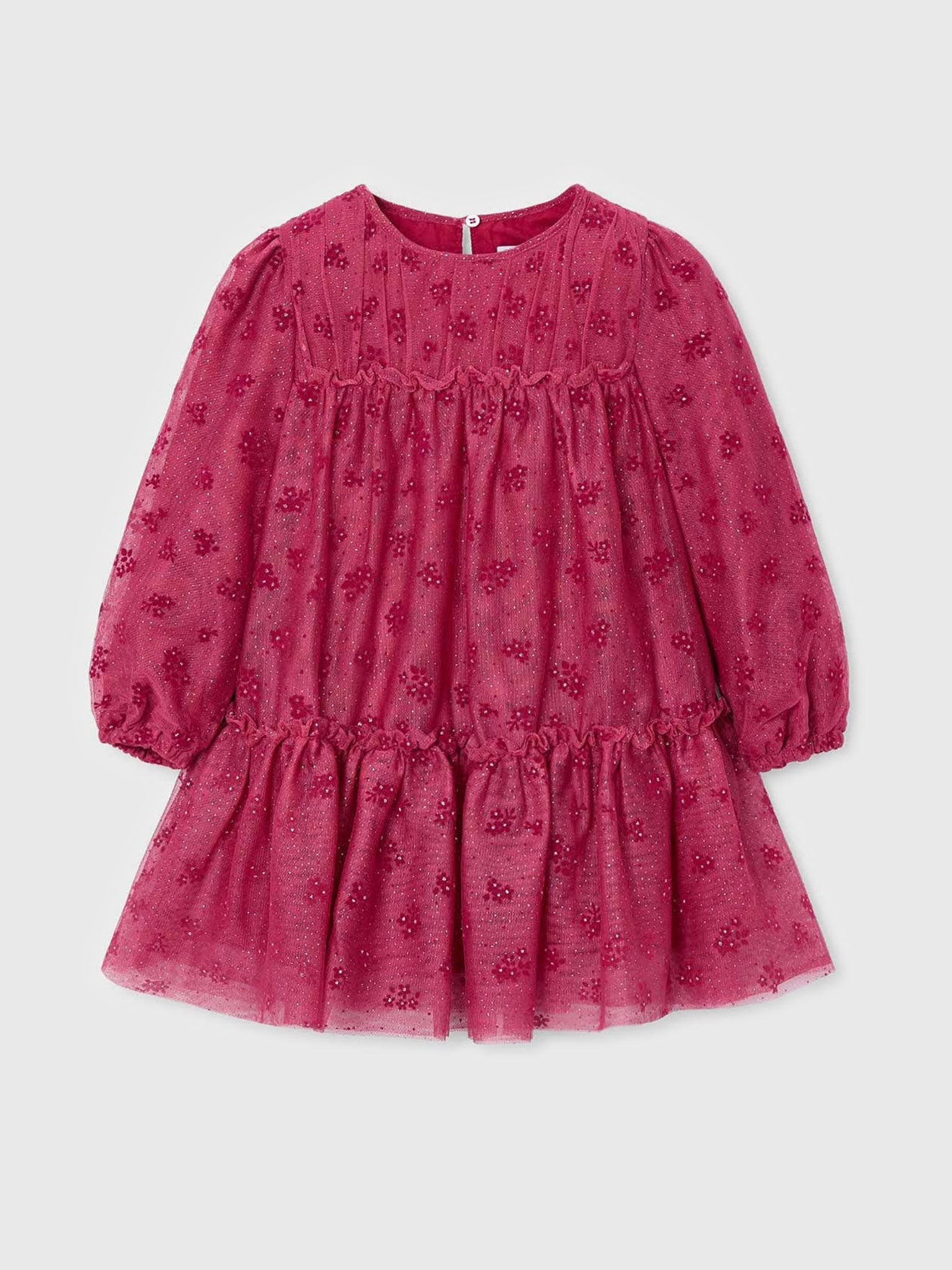 Mayoral Girls' Tulle Dress - Saint Bernard