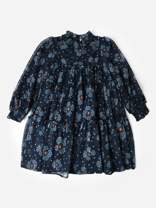 Mayoral Girls' Printed Dress