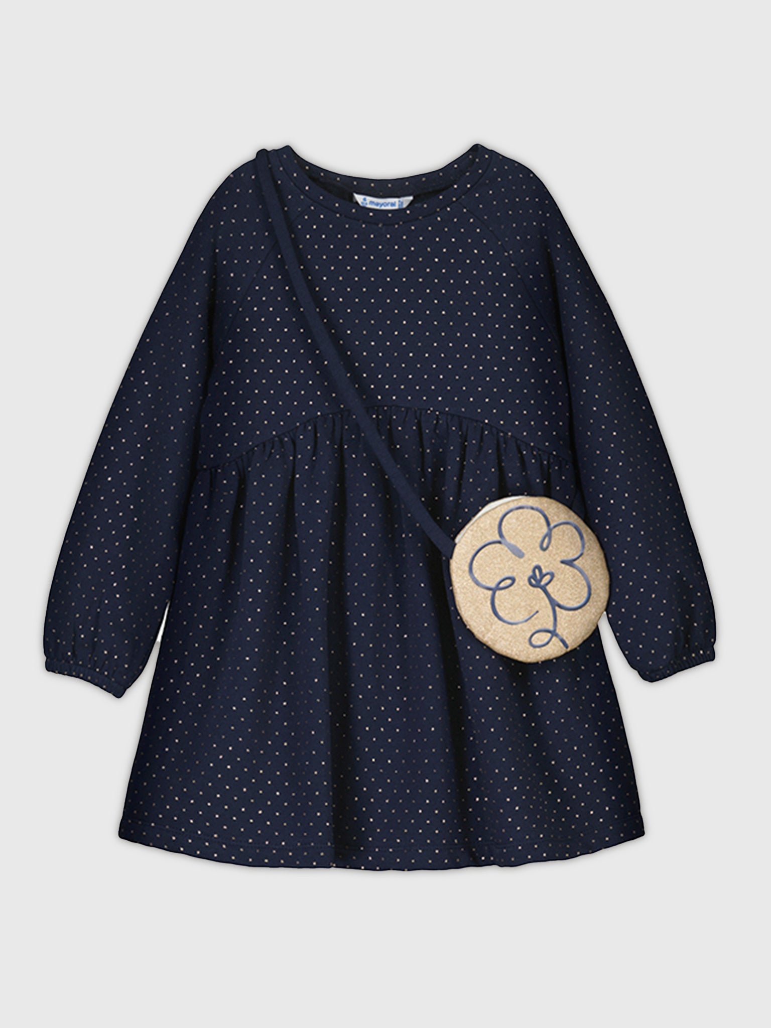 Mayoral Girls' Fleece Dress + Bag - Saint Bernard