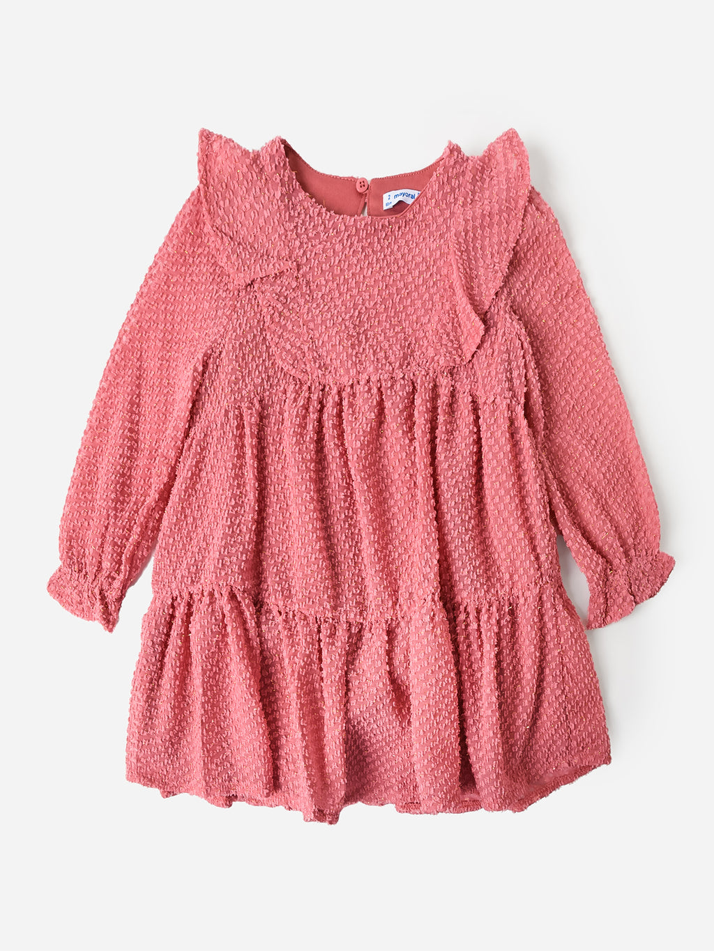 Mayoral Girls' Plumeti Dress - Saint Bernard