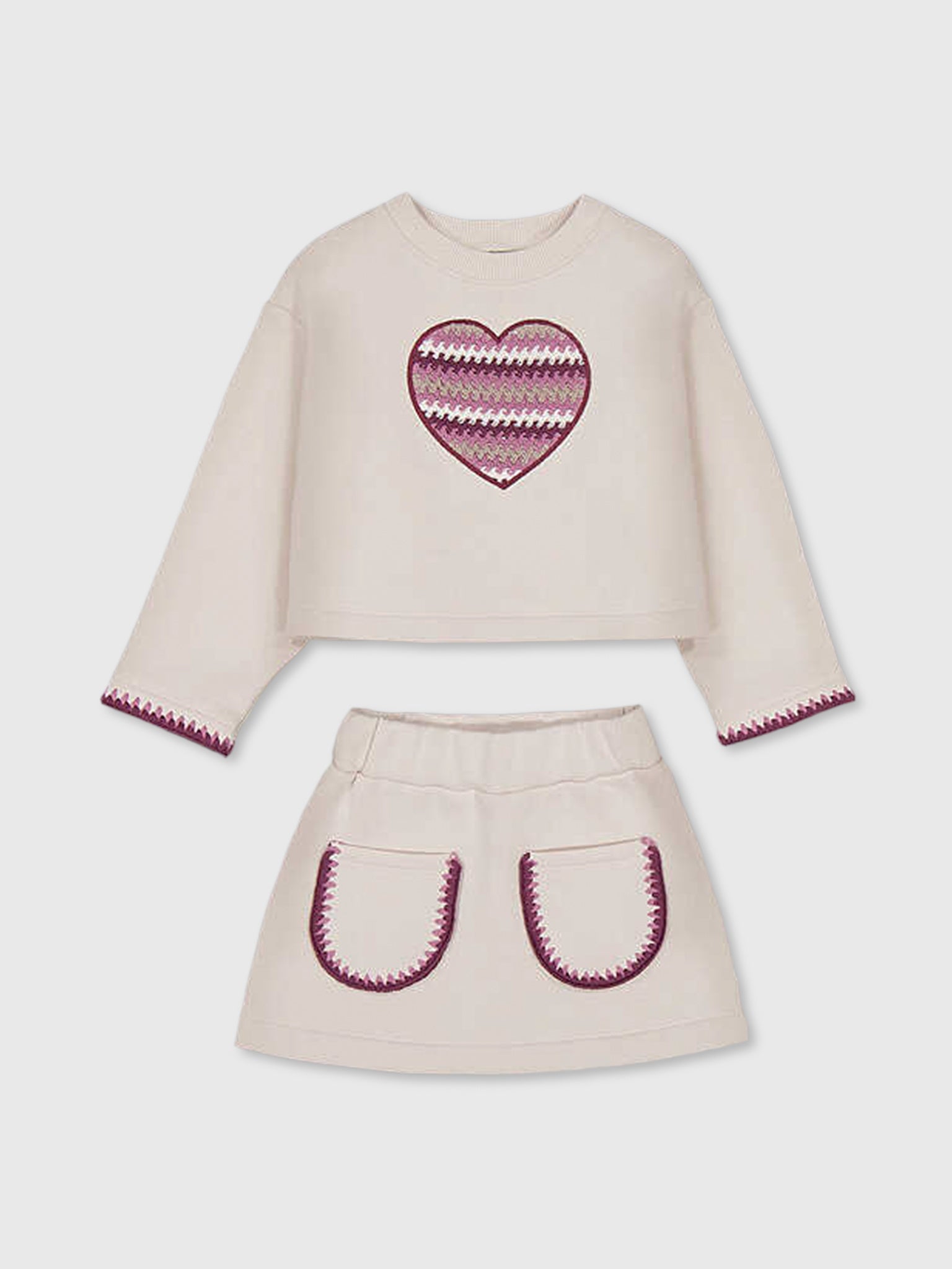 Mayoral Girls' Top & Skirt Set