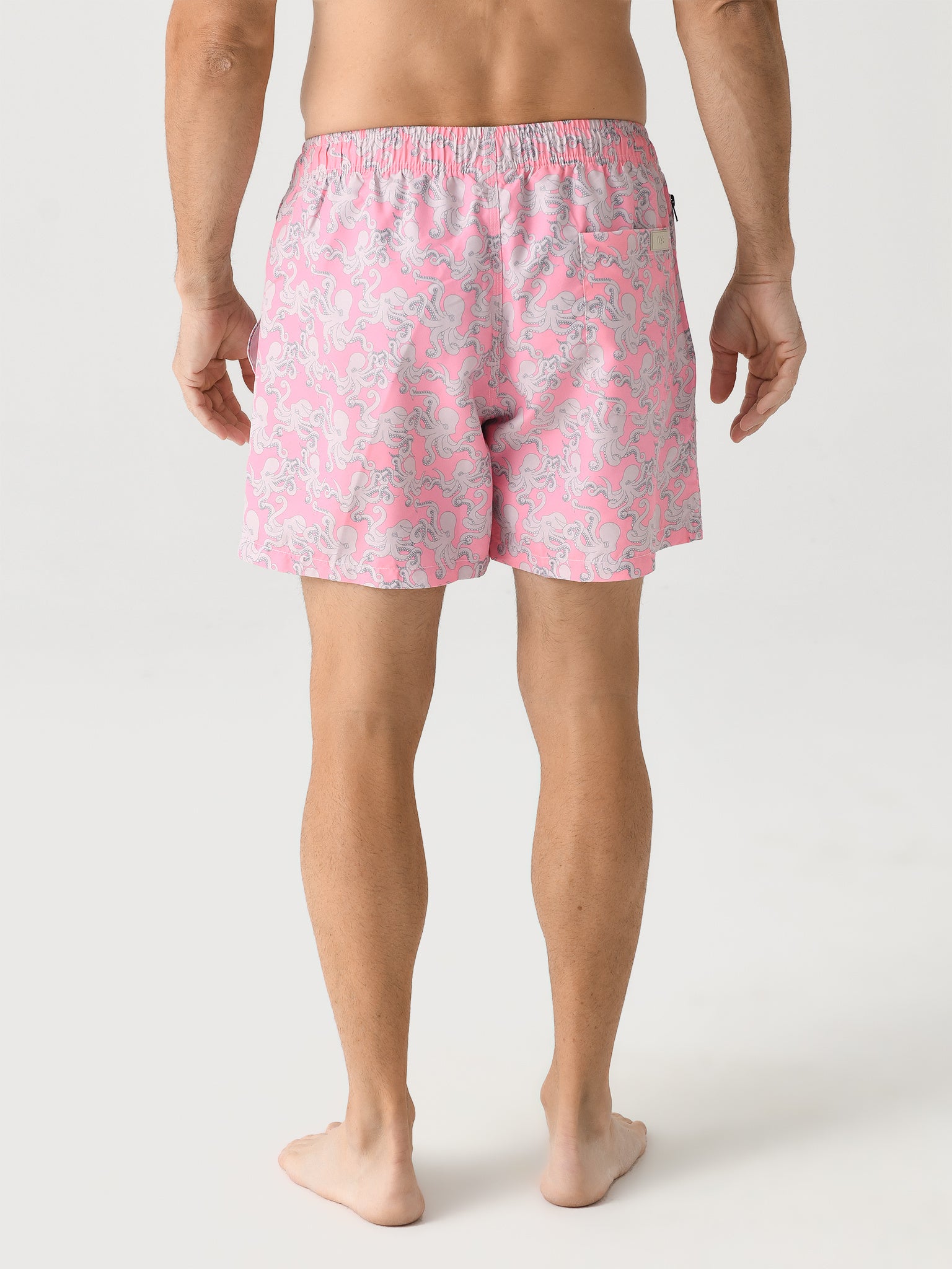 OAS Men's Pink Octo Swim Trunk | $110.00 | Saint Bernard