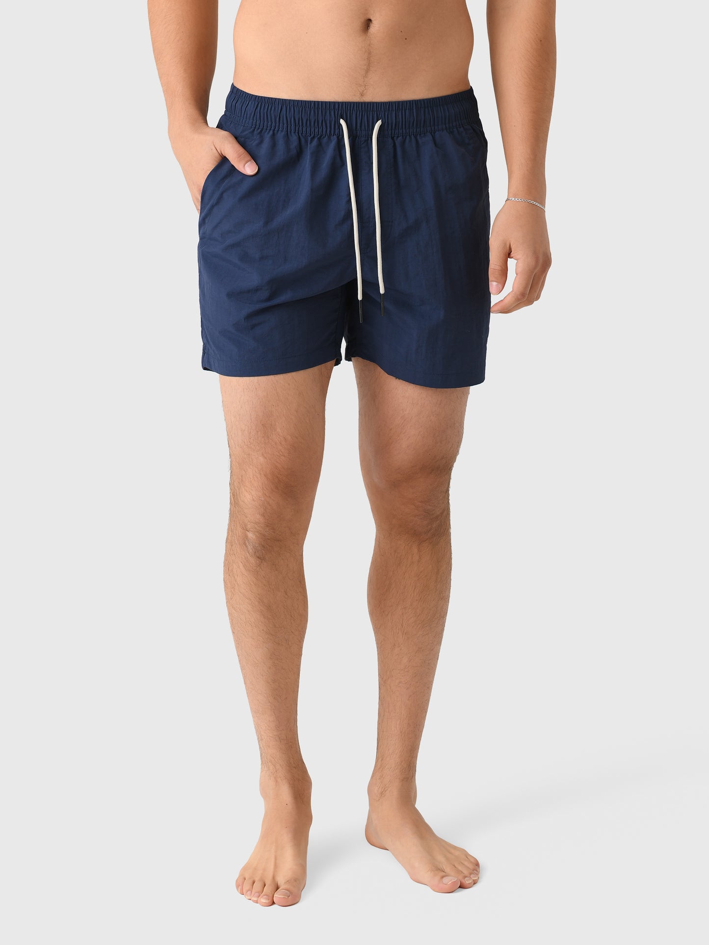 OAS Men's Navy Nylon Swim Trunk