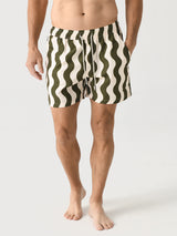 OAS Men's Forest Waver Swim Trunk - Saint Bernard