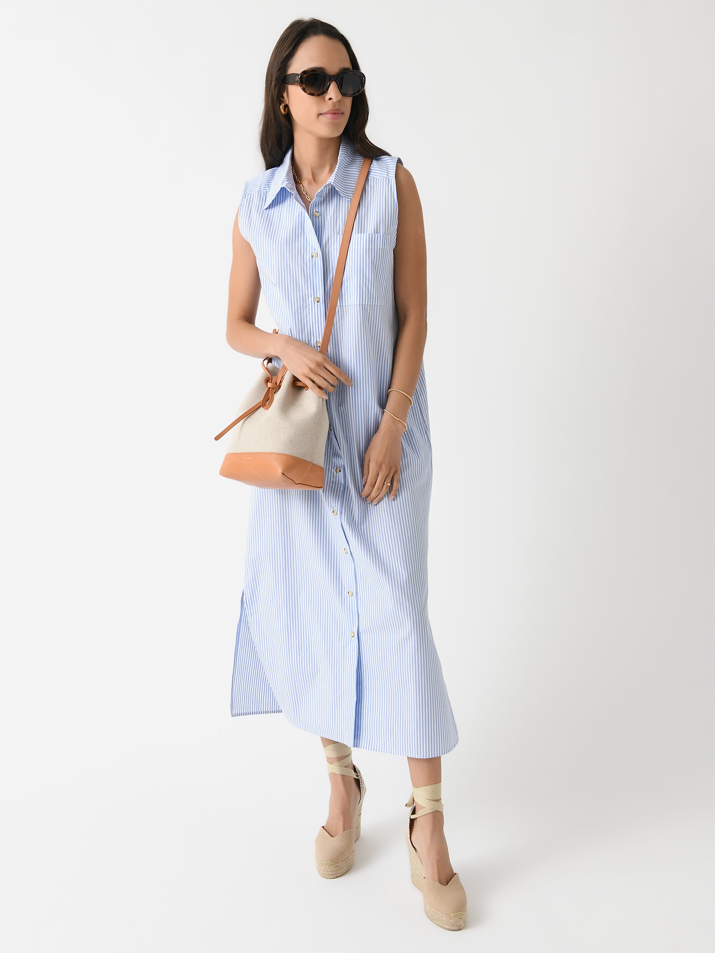 DONNI. Women's The Pop Sleeveless Dress - Saint Bernard