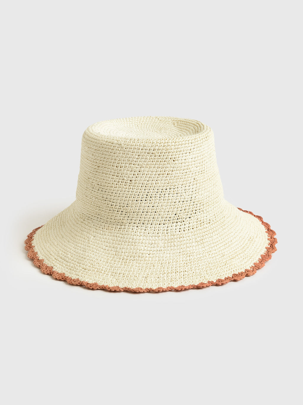 Freya Women's Shell Crochet Bucket Hat - Saint Bernard