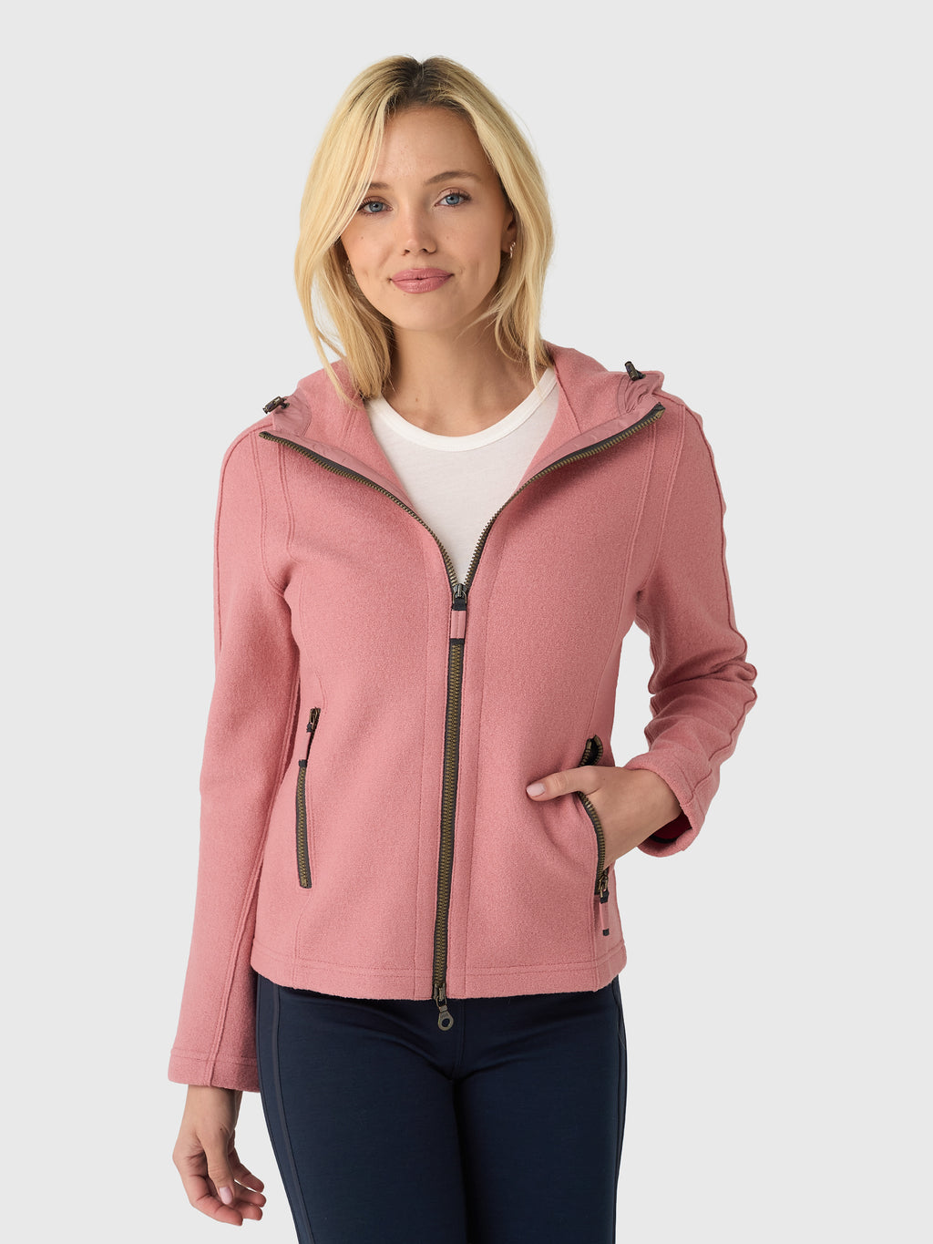 Frauenschuh Women's Rania Hooded Wool Jacket - Saint Bernard