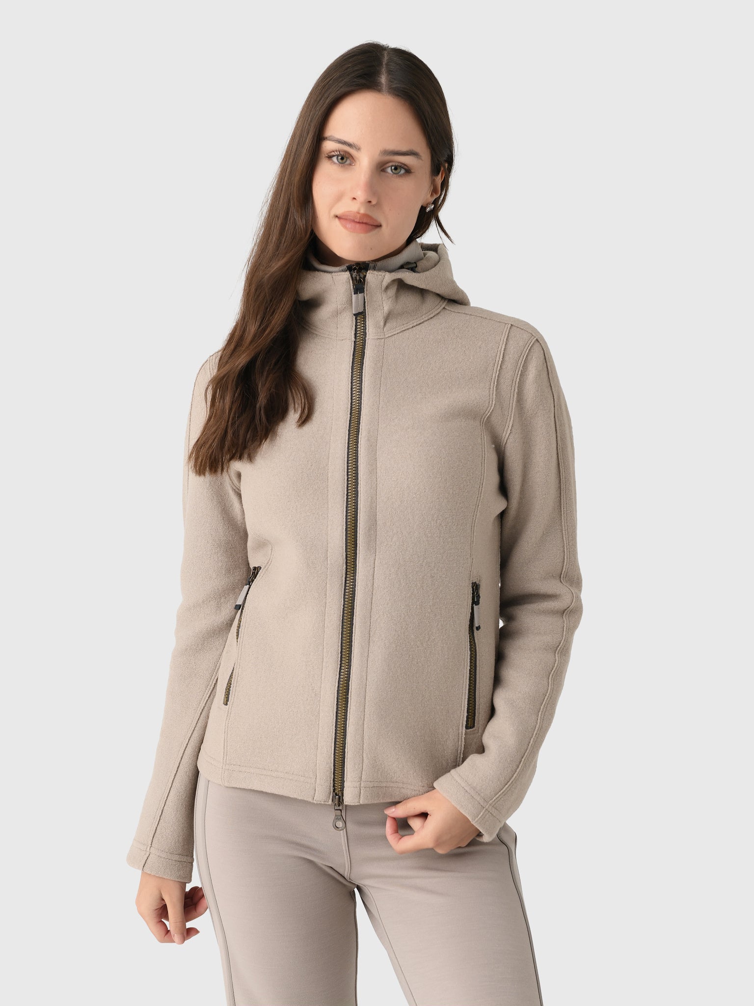 Frauenschuh Women's Rania Hooded Wool Jacket - Saint Bernard