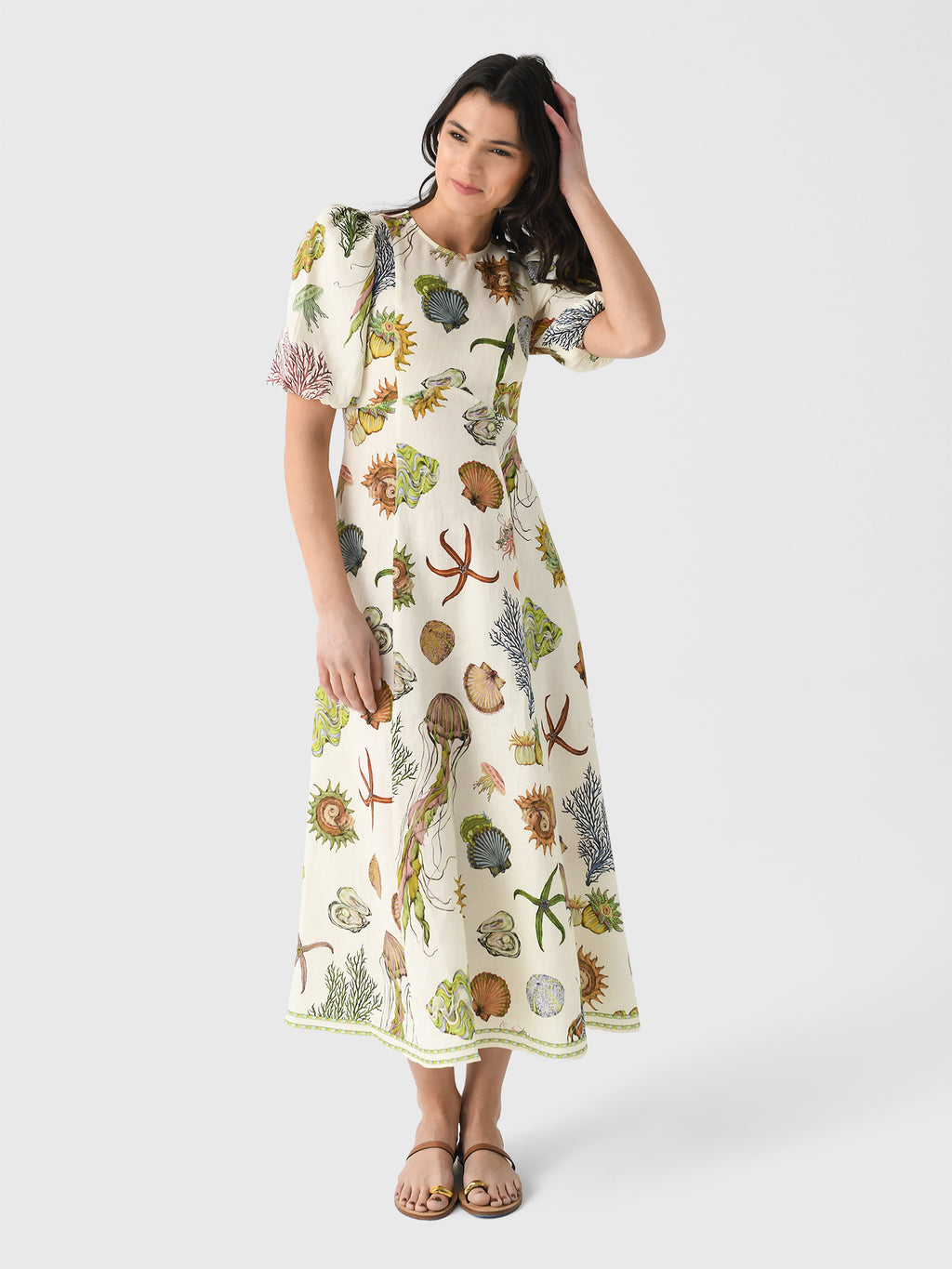 Alemais Women's Sea Midi Dress – Saint Bernard