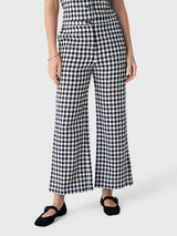 Ciao Lucia Women's Orlando Gingham Pant - Saint Bernard