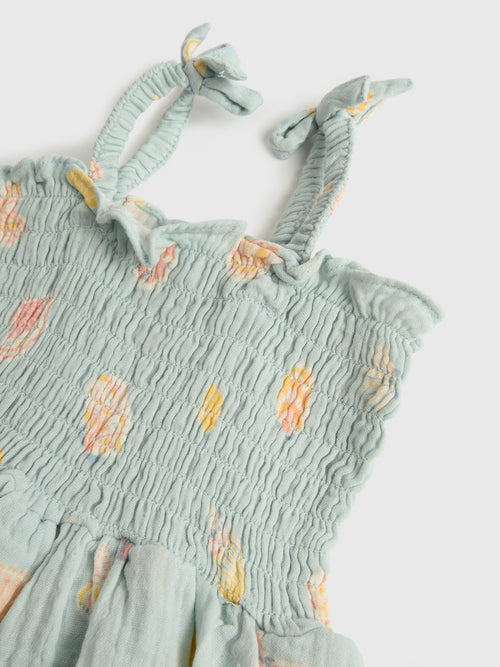 Angel Dear Baby Girls' Pretty Seashells Smocked Skirt Bubble