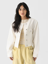 Citizens Of Humanity Women's Renata Collarless Deconstructed Jacket - Saint Bernard