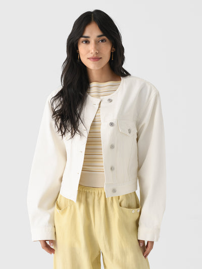 Citizens Of Humanity Women's Renata Collarless Deconstructed Jacket - Saint Bernard