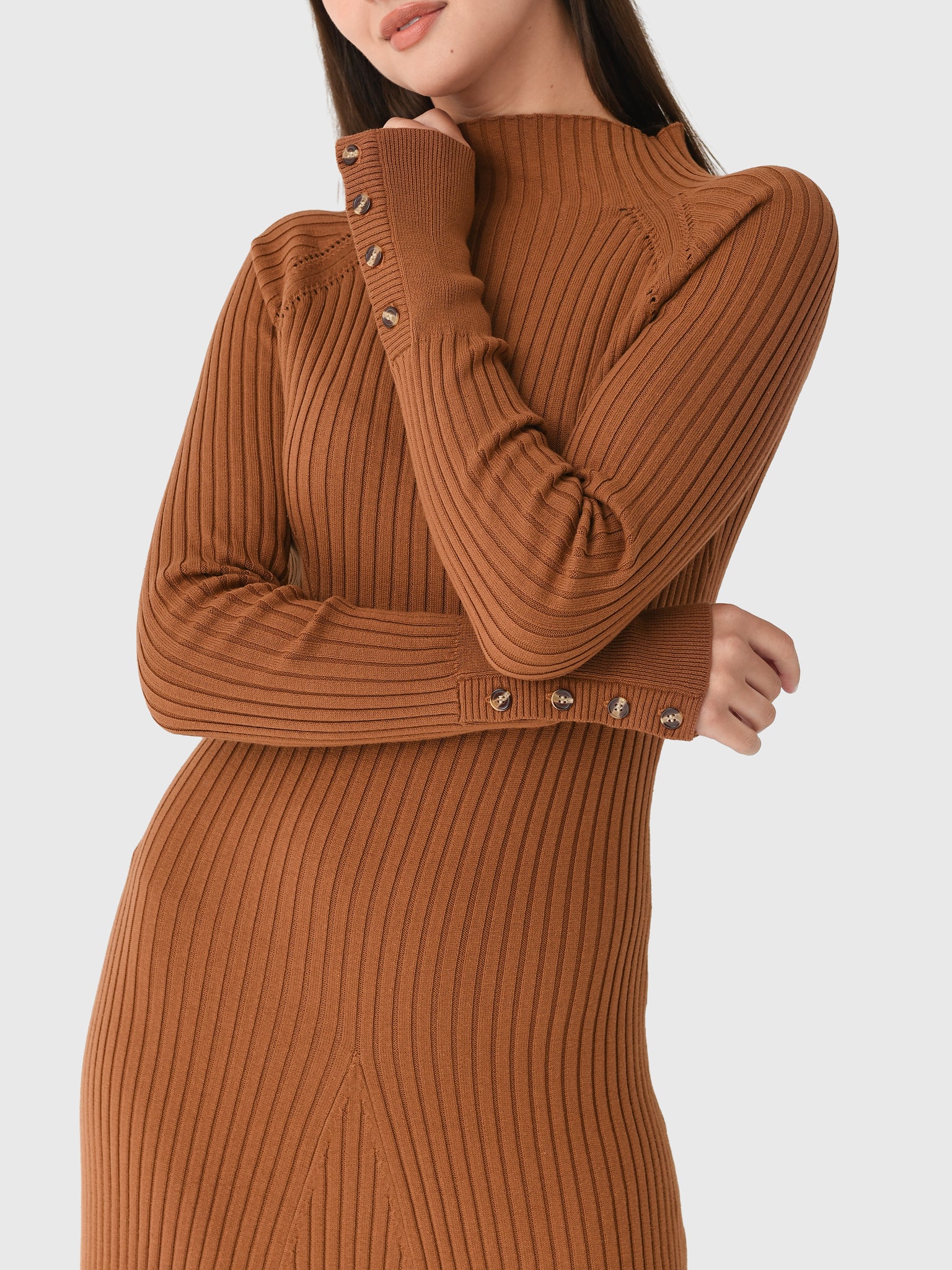 anna quan brown dress Anna Quan - Delfina Dress, Chocolate