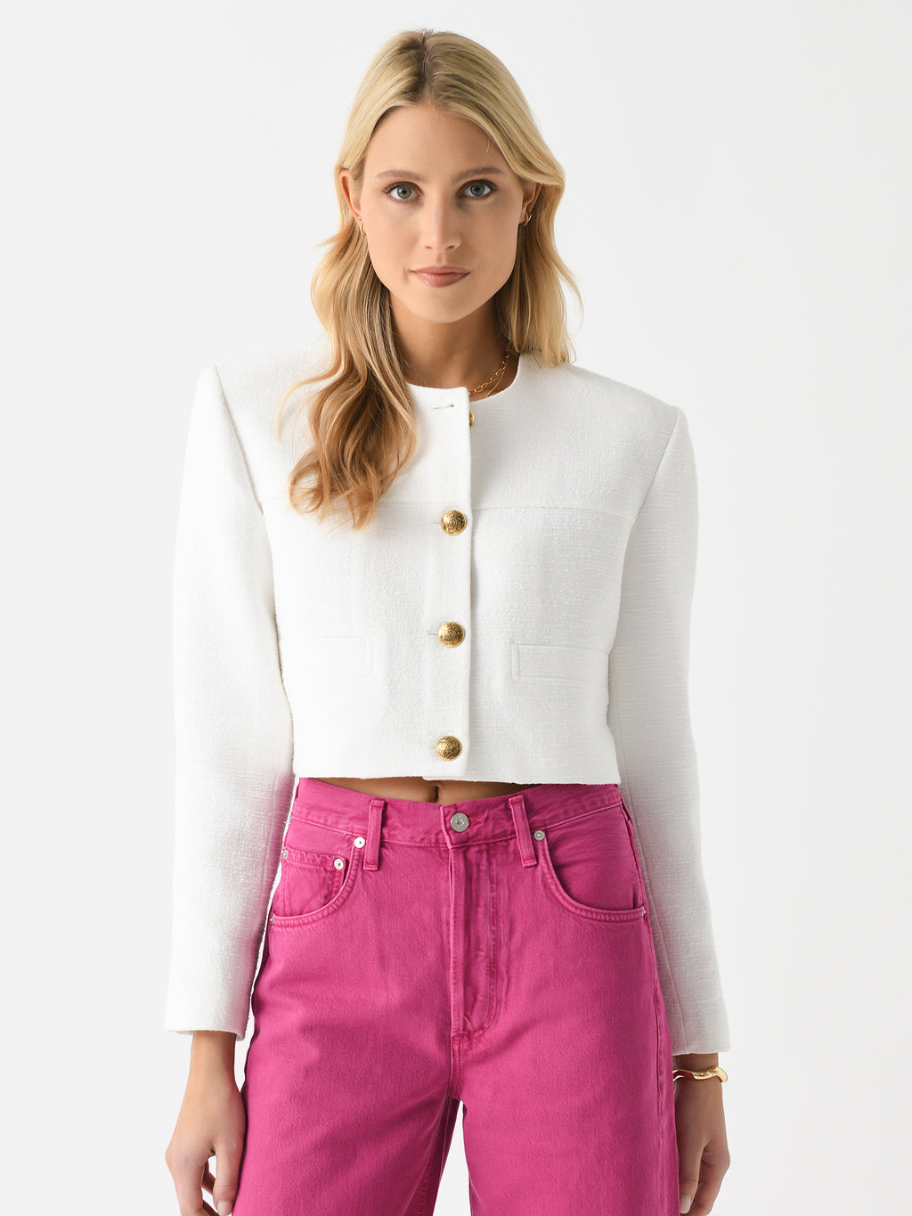 Citizens Of Humanity Women's Pia Cropped Jacket - Saint Bernard