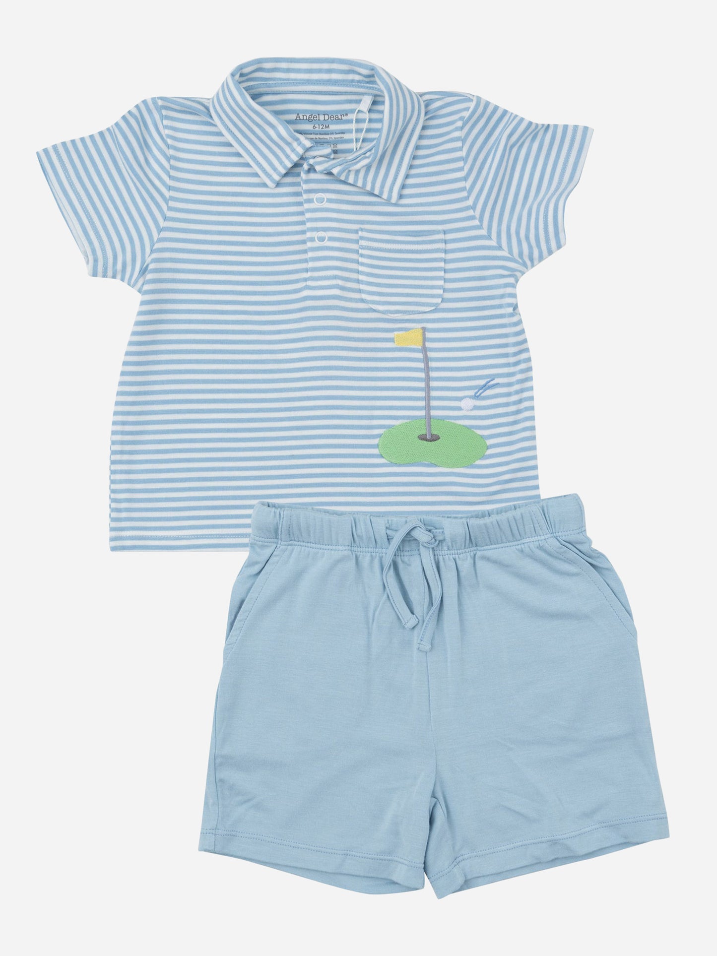 Angel Dear Baby Polo Shirt & Short Set