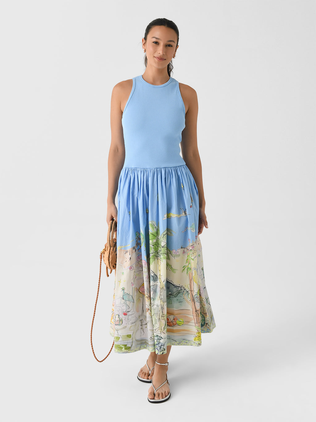 Alemais Women's Anouk Tank Midi Dress – Saint Bernard