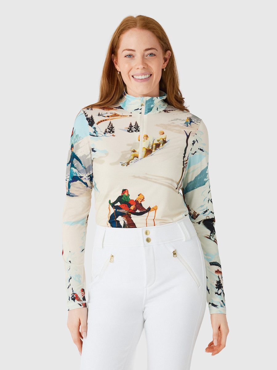 Bogner Women's Beline Base Layer Top - Saint Bernard