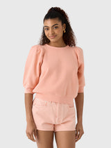 Citizens Of Humanity Women's Pleated Short Sleeve Crew - Saint Bernard