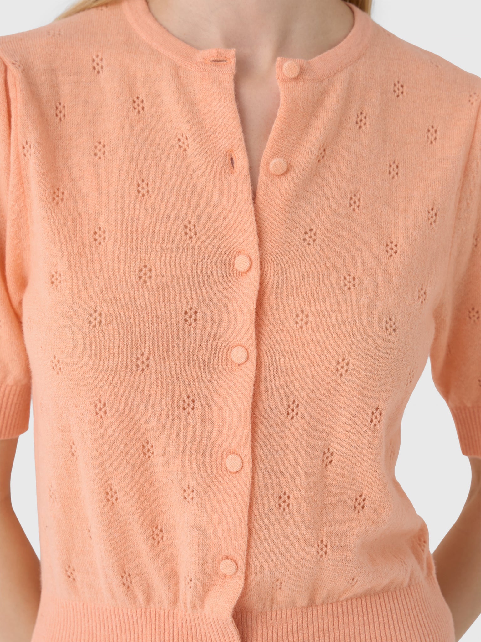 Citizens Of Humanity Women's Raina Pointelle Cardigan - Saint Bernard