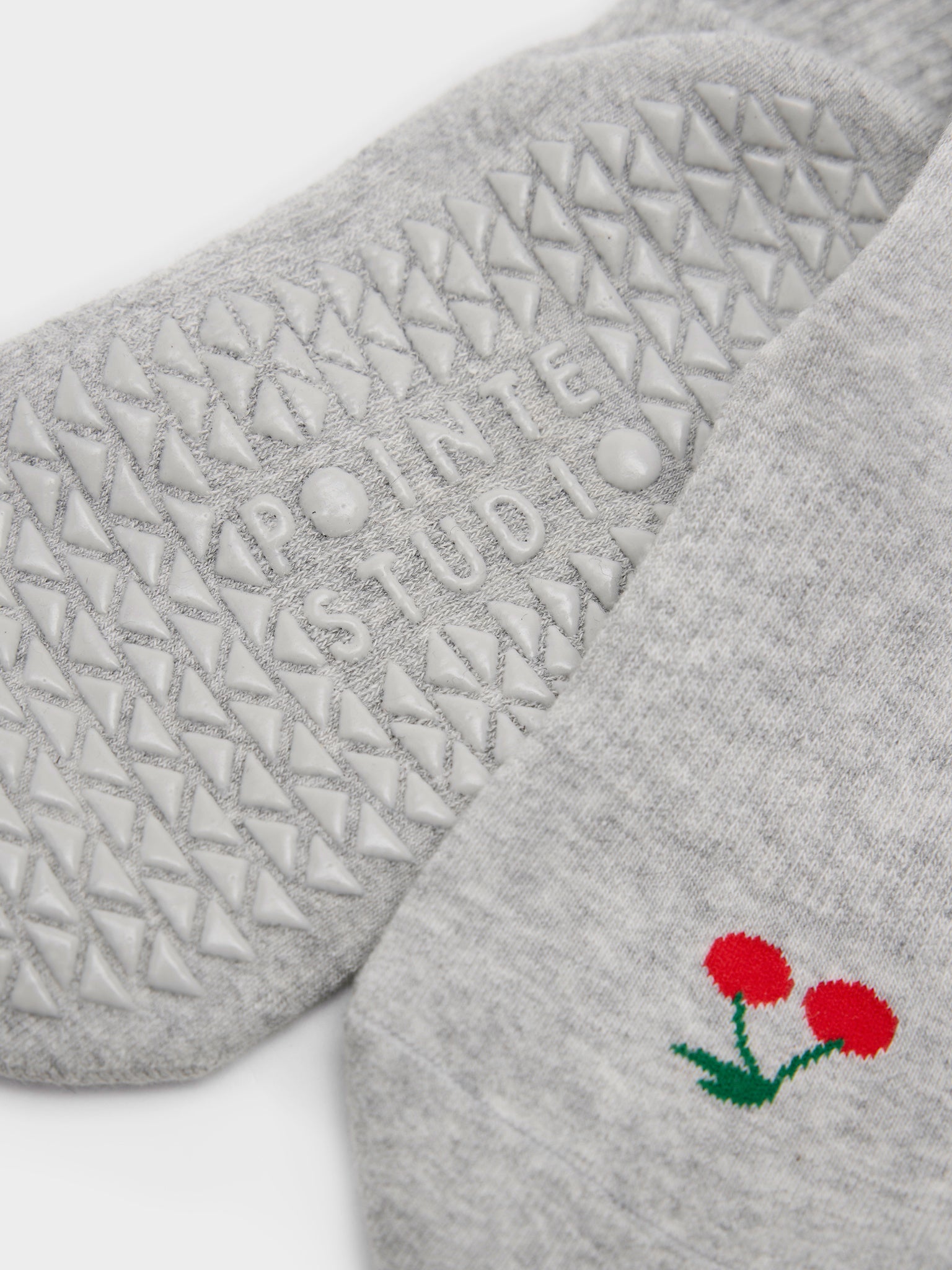 Pointe Studio Women's Cherry Ankle Grip Socks - Saint Bernard