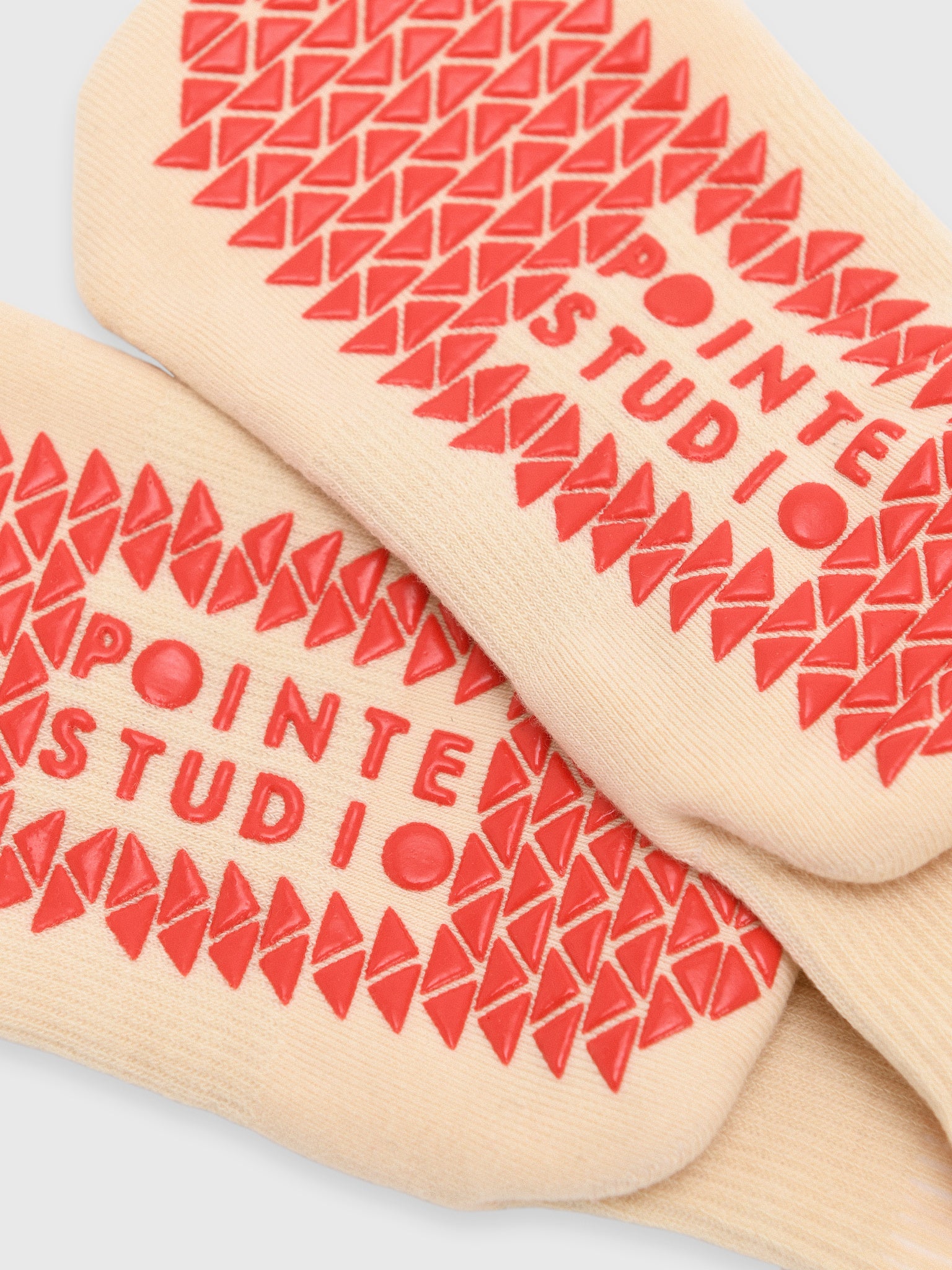 Pointe Studio Women's Love Ankle Grip Socks - Saint Bernard