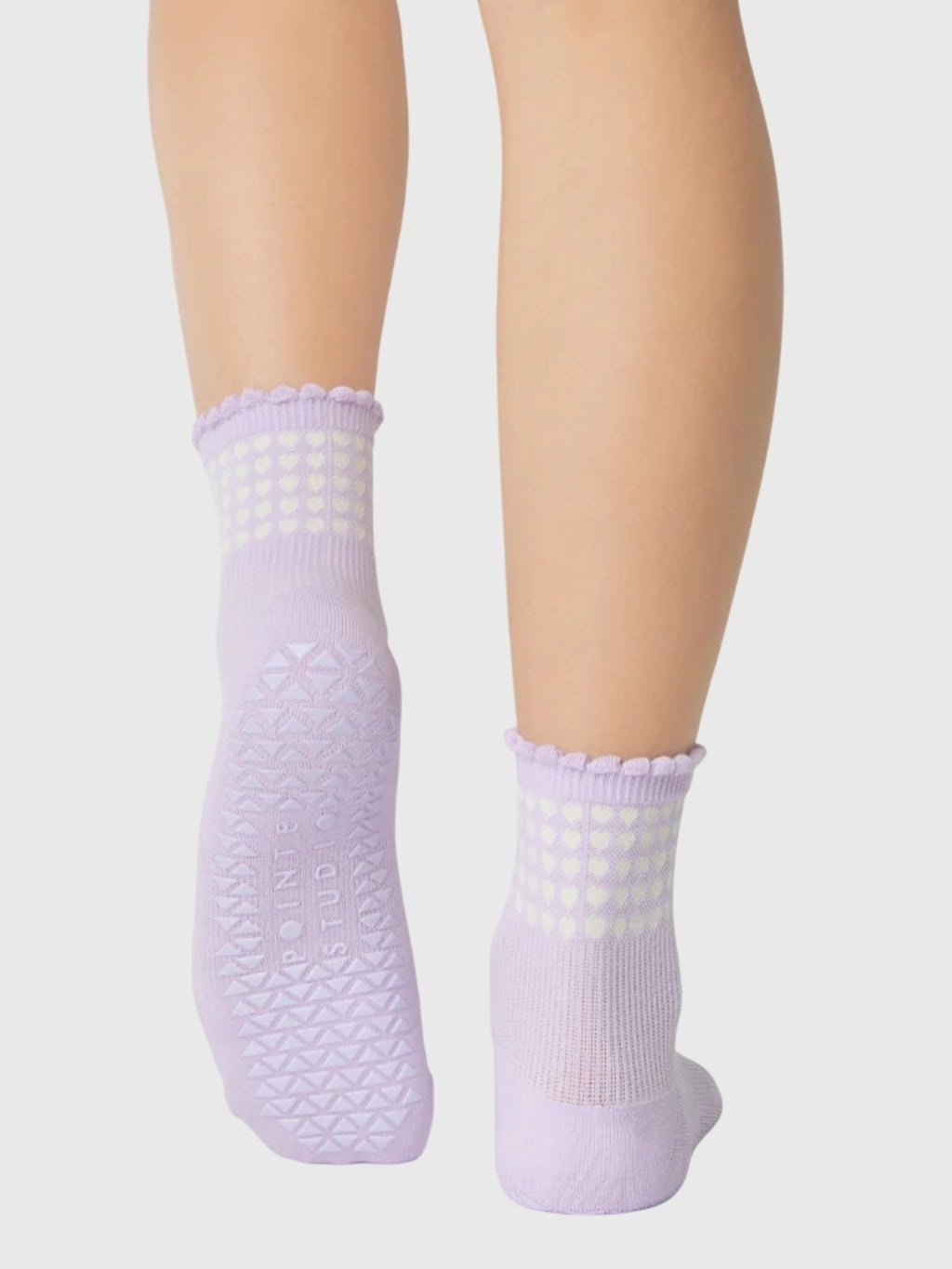 Pointe Studio Women's Sweetheart Ankle Grip Socks - Saint Bernard