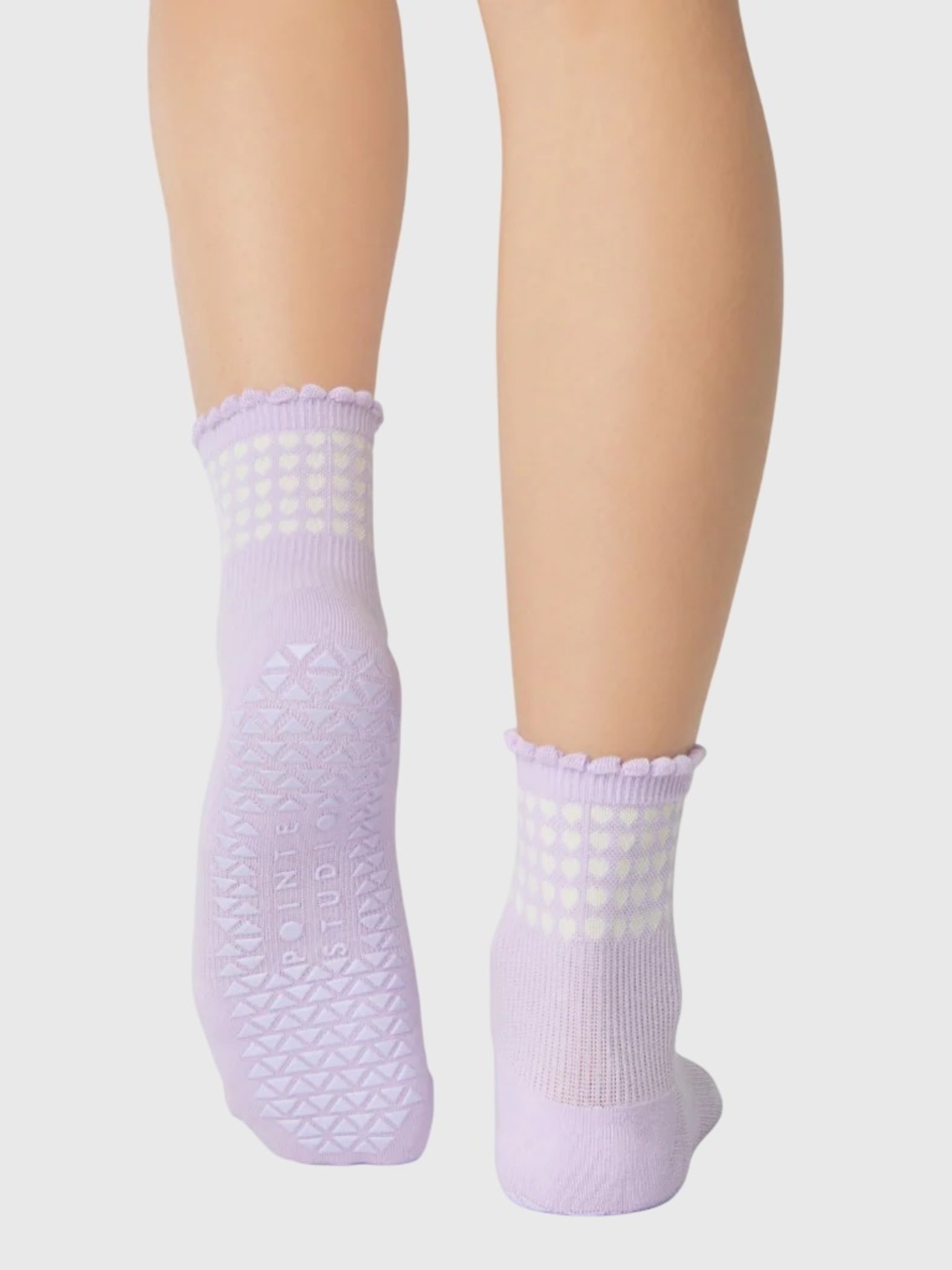Pointe Studio Women's Sweetheart Ankle Grip Socks - Saint Bernard