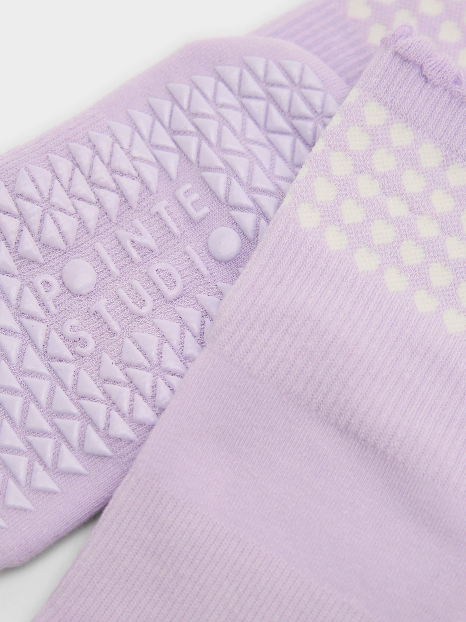 Pointe Studio Women's Sweetheart Ankle Grip Socks - Saint Bernard