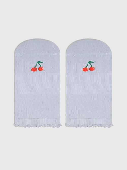 Pointe Studio Women's Cherry Full Foot Grip Socks