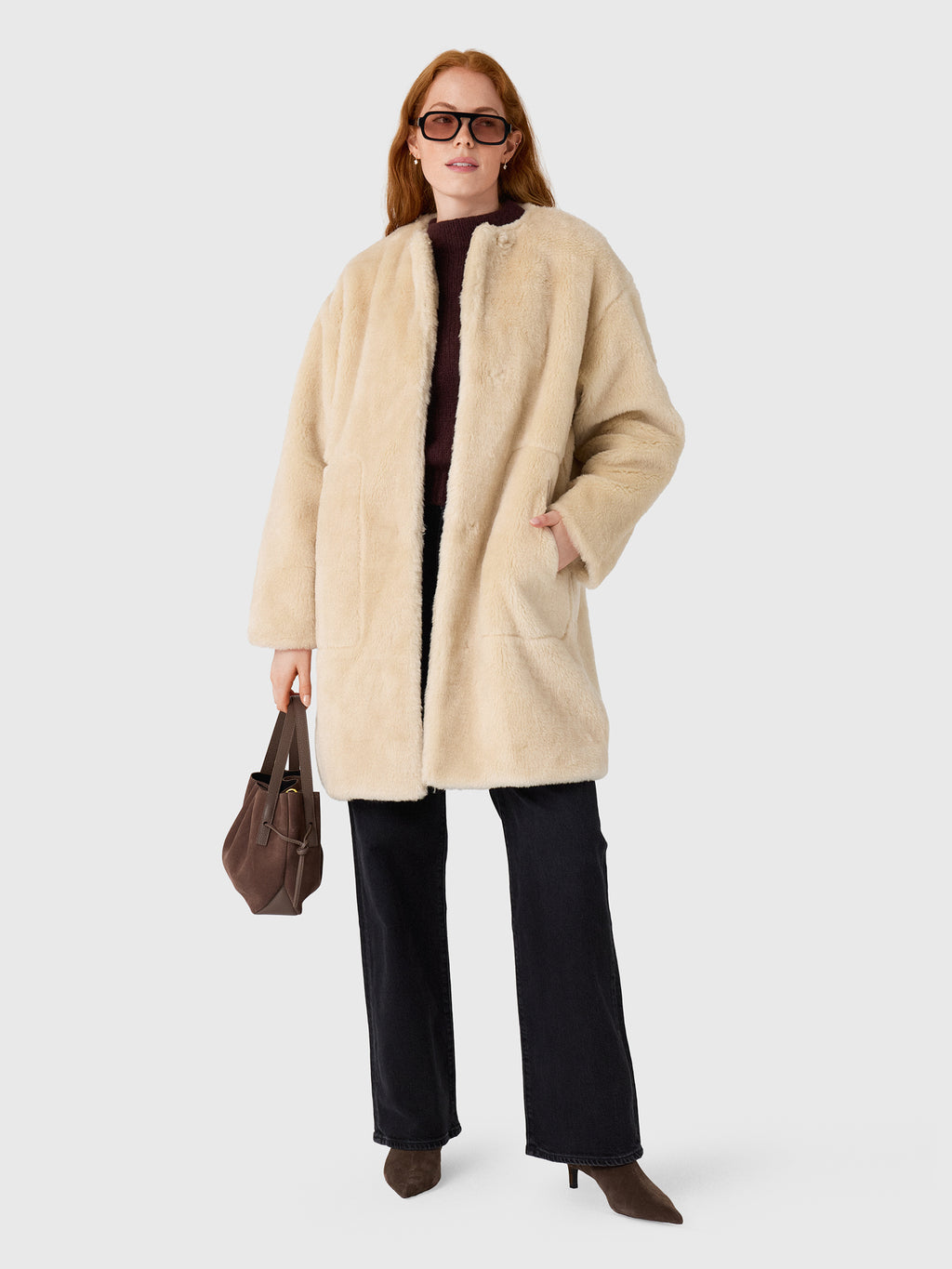 Citizens Of Humanity Women's Martina Wool Coat - Saint Bernard