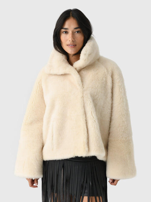 Utzon Women's Jayda Reversible Shearling Jacket